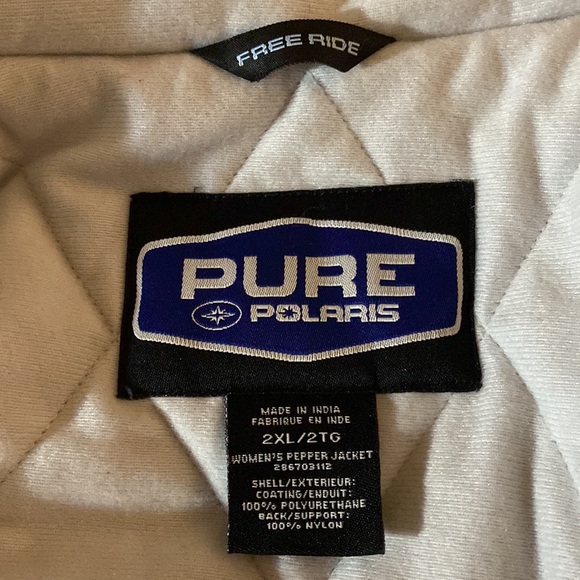 Pure Polaris Women’s Winter Snowmobile Jacket Coat Plus Size 2XL - Picture 7 of 13